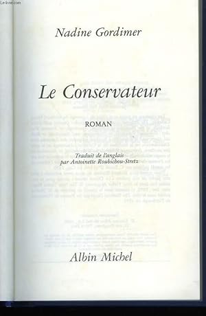 Immagine del venditore per LE CONSERVATEUR. venduto da Le-Livre