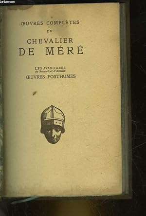 Bild des Verkufers fr LES AVENTURES DE RENAUD ET D'ARMIDE - TOME 3 - OEUVRES POSTHUMES zum Verkauf von Le-Livre