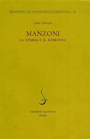 Immagine del venditore per Manzoni. La storia e il romanzo. venduto da FIRENZELIBRI SRL