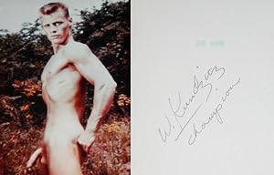 Seller image for MALE NUDE: JIM STRYKER: "FULL-FRONTAL PROFILE" NUDE COLOR PHOTOGRAPH BY WALTER KUNDZICZ - Rare Fine Contemporary Color Photographic Print: Signed by Walter Kundzicz - ONLY COPY ONLINE for sale by ModernRare