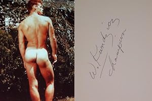 Seller image for MALE NUDE: JIM STRYKER: "FULL-BUTT" NUDE COLOR PHOTOGRAPH BY WALTER KUNDZICZ - Rare Fine Contemporary Color Photographic Print: Signed by Walter Kundzicz - ONLY COPY ONLINE for sale by ModernRare