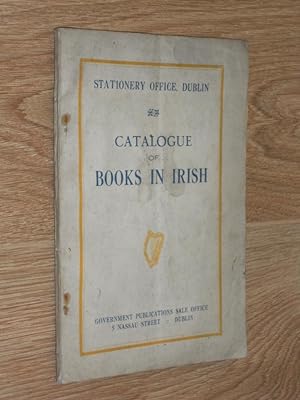 Catalogue of Books in Irish