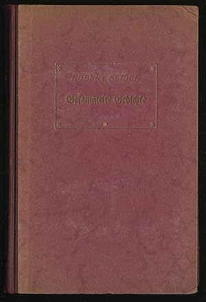 Bild des Verkufers fr GESAMMELTE GEDICHTE zum Verkauf von Between the Covers-Rare Books, Inc. ABAA
