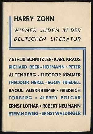 Bild des Verkufers fr WIENER JUDEN IN DER DEUTSCHEN LITERATUR: ESSAYS zum Verkauf von Between the Covers-Rare Books, Inc. ABAA