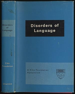 Bild des Verk�ufers f�r Disorders of Language zum Verkauf von Between the Covers-Rare Books, Inc. ABAA