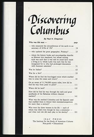 Seller image for DISCOVERING COLUMBUS for sale by Between the Covers-Rare Books, Inc. ABAA