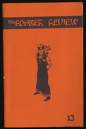 Bild des Verkufers fr THE ROHMER REVIEW, No. 13, August 1975 zum Verkauf von Between the Covers-Rare Books, Inc. ABAA