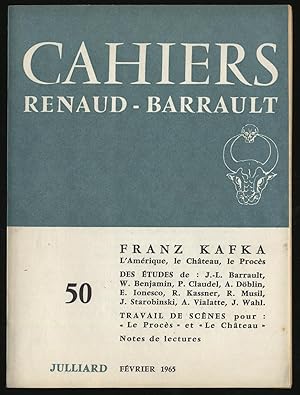 Seller image for CAHNERS RENAUD - BARRAULT Franz Kafka 50 for sale by Between the Covers-Rare Books, Inc. ABAA