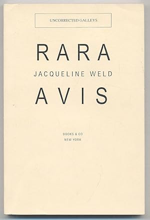 Seller image for Rara Avis for sale by Between the Covers-Rare Books, Inc. ABAA