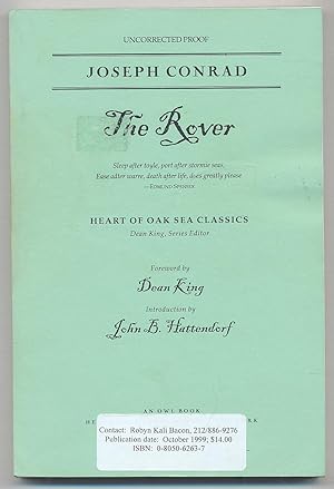 Bild des Verkufers fr The Rover: Heart of Oak Sea Classics zum Verkauf von Between the Covers-Rare Books, Inc. ABAA