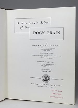 Image du vendeur pour A Stereotaxic Atlas of the Dog's Brain. mis en vente par Librarium of The Hague