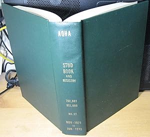 Official Stud Book and Registry Number 27 November 1971 - June 1972