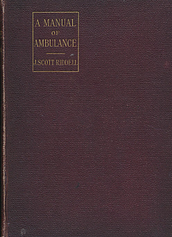 Bild des Verkufers fr A Manual of Ambulance zum Verkauf von Barter Books Ltd