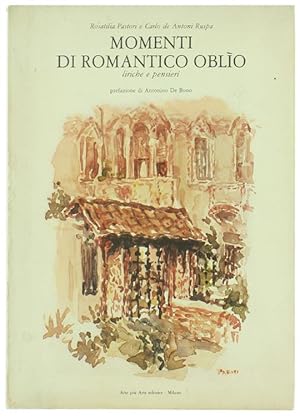 Imagen del vendedor de MOMENTI DI ROMANTICO OBLIO. Liriche e pensieri.: a la venta por Bergoglio Libri d'Epoca