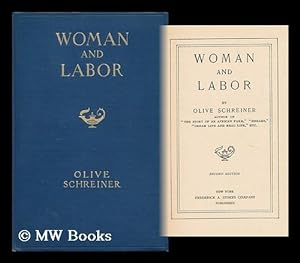 Imagen del vendedor de Woman and Labor / by Olive Schreiner a la venta por MW Books