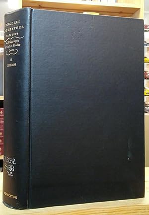 Bild des Verkufers fr English Literature 1660-1800: A Bibliography of Modern Studies - Volume II, 1939-1950 zum Verkauf von Stephen Peterson, Bookseller