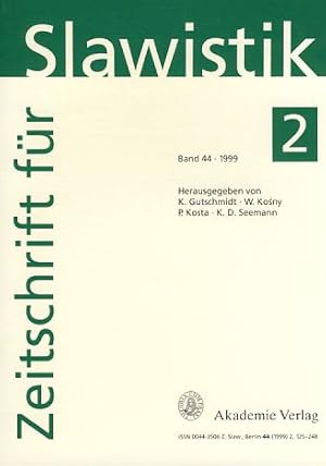 Seller image for Zeitschrift fr Slawistik, Band 44, Heft 2. for sale by Fundus-Online GbR Borkert Schwarz Zerfa