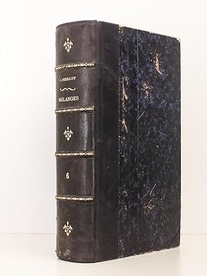 Mélanges religieux, historiques, politiques et littéraires - Tome VI ( 1851 - 1856 )