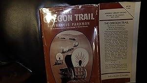 Image du vendeur pour THE OREGON TRAIL, Sketches of Prairie and Rocky-Mountain Life , Modern Librarry 267 in Brown, B/W Dustjacket of Wagon Train, 1949. STATED 1st Mod Lib edit on Copyright pg, mis en vente par Bluff Park Rare Books