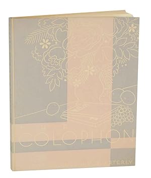 Seller image for The Colophon, A Book Collector's Quarterly, Part Eight (8) contains Lithograph - Gardenia for sale by Jeff Hirsch Books, ABAA