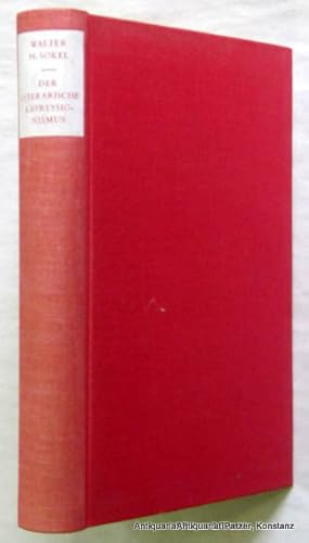 Immagine del venditore per Der literarische Expressionismus. Der Expressionismus in der deutschen Literatur des zwanzigsten Jahrhunderts. Vom Verfasser durchgesehene bersetzung von Jutta u. Theodor Knust. Mnchen, Langen Mller, ca. 1959. 306 S., 1 Bl. Or.-Lwd.; Rcken etw. verblasst. venduto da Jrgen Patzer