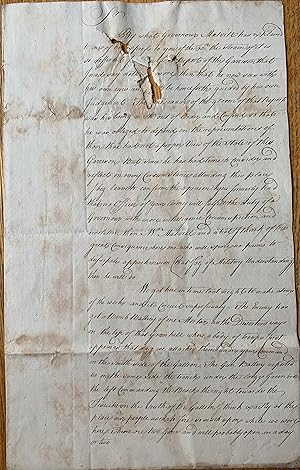 Autograph Letter Signed to General John Barrington, Fort Royal, Guadeloupe, April 1, 1759