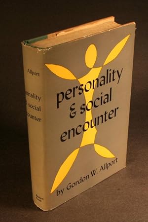 Seller image for Personality and social encounter. Selected essays. for sale by Steven Wolfe Books