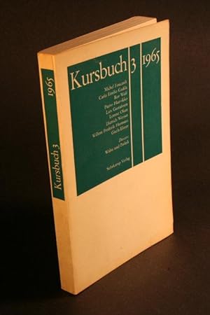 Seller image for Kursbuch 3, 1965. November 1965 for sale by Steven Wolfe Books