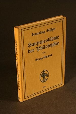 Bild des Verkufers fr Hauptprobleme der Philosophie. zum Verkauf von Steven Wolfe Books