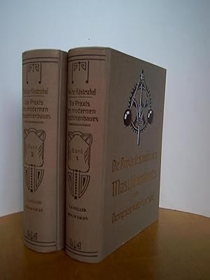 Imagen del vendedor de Die Praxis des modernen Maschinenbaues. Gemeinverstndliche Darstellung der technischen Grundlagen und Praktiken des Maschinenbaus. Band 1 und 2 a la venta por Antiquarische Bcher Schmidbauer