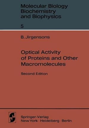 Seller image for Optical Activity of Proteins and Other Macromolecules for sale by AHA-BUCH GmbH