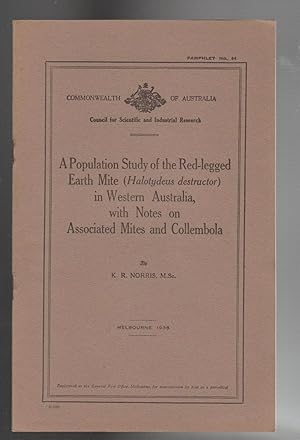 A POPULATION STUDY OF THE RED-LEGGED EARTH MITE (Halotydeus destructor) in Western Australia, wit...