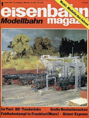 Eisenbahn-Modellbahn-Magazin. Nr. 1  12, 1984 22. Jahrgang.