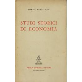 Bild des Verkufers fr Studi storici di economia zum Verkauf von Libreria Antiquaria Giulio Cesare di Daniele Corradi