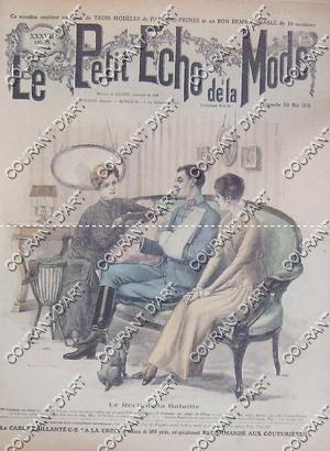 LE PETIT ECHO DE LA MODE. N°22. XXXVIIE ANNEE. 30 MAI 1915. TROIS MODELES INEDITS DE PATRON PRIME...