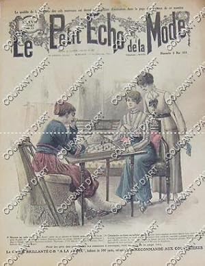 LE PETIT ECHO DE LA MODE. N°18. XXXVIIE ANNEE. 2 MAI 1915. TROIS MODELES INEDITS DE PATRON PRIME....