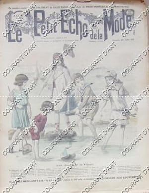 LE PETIT ECHO DE LA MODE. N°30, XXXVIIE ANNEE. 25 JUILLET 1915. TROIS MODELES INEDITS DE PATRON P...