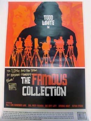 The Famous Collection Rare Promotional Hand Signed Poster Todd White 2009