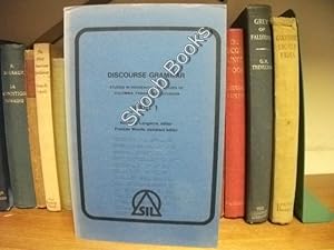 Seller image for Discourse Grammar: Studies in Indigenous Languages of Colombia, Panama, and Ecuador: Part 1 for sale by PsychoBabel & Skoob Books