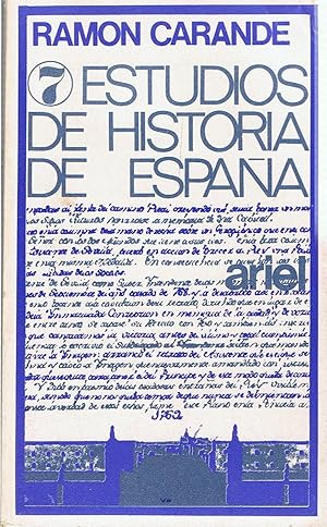 Imagen del vendedor de ESTUDIOS DE HISTORIA DE ESPAA a la venta por Librera Torren de Rueda