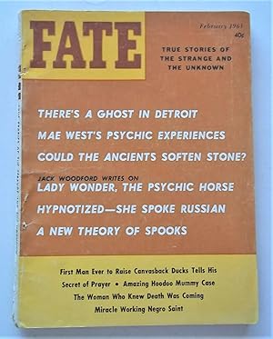 Image du vendeur pour Fate Magazine (February 1963) True Stories of the Strange and the Unknown mis en vente par Bloomsbury Books