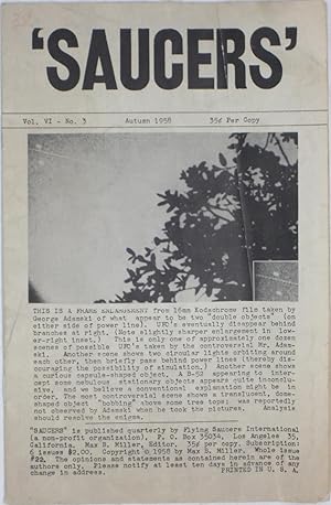 Saucers - Volume VI, No. 1, Spring 1958