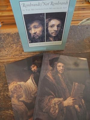 Bild des Verkufers fr Rembrandt, Not Rembrandt in the Metropolitan Museum of Art: Aspects of Connoisseurship (two volumes in slipcase) zum Verkauf von Mullen Books, ABAA