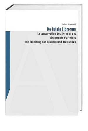 Seller image for De tutela librorum for sale by Rheinberg-Buch Andreas Meier eK