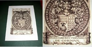 Ex Libris von Antonio Fernández de Córdoba y Cardona