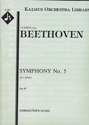 Ludwig van BEETHOVEN Symphony No. 5 in c minor op. 67 CONDUCTOR'S SCORE [FULL SIZE]