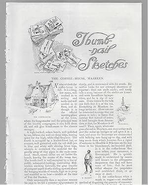 Image du vendeur pour Thumb-nail Sketches: The Coffee-House, Maarken mis en vente par Legacy Books II