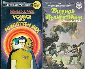 Seller image for "DONALD J. PFEIL" FIRST EDITIONS: Voyage to a Forgotten Sun / Through the Reality Warp for sale by John McCormick