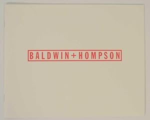 Seller image for Baldwin + Hompson for sale by Jeff Hirsch Books, ABAA