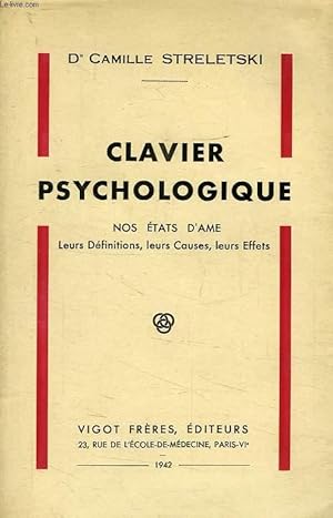 Bild des Verkufers fr CLAVIER PSYCHOLOGIQUE zum Verkauf von Le-Livre